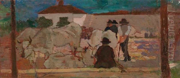 Herdsmen And Cattle - view 1