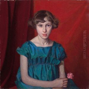 Ritratto Di Giovinetta by Oscar Ghiglia
