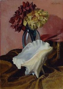Composizione Con Conchiglia by Oscar Ghiglia