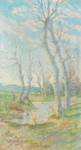 Campagna Livornese by Oscar Ghiglia