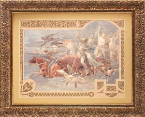 Mytological Scene by Eugen Nicolae Ghika-Budesti