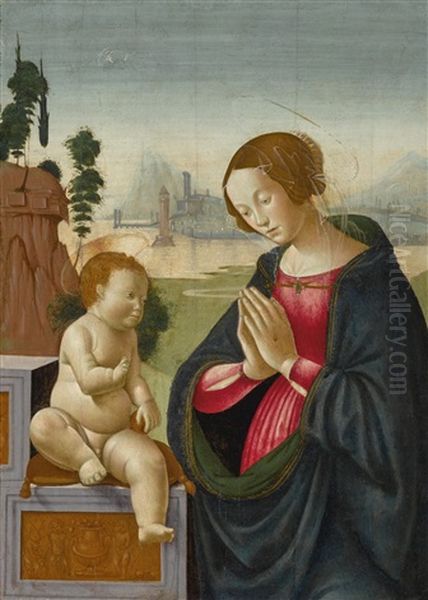 Madonna Adoring The Infant Christ - view 1