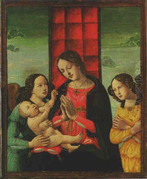 The Madonna And Child With Two Attendant Angels - view 1