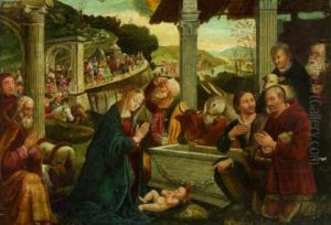 The Adoration Of The Shepherds by Ghirlandaio Domenico