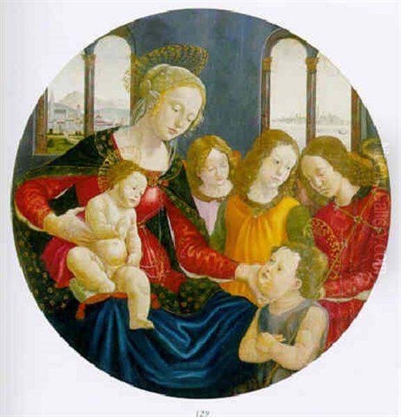 The Madonna And Child With The Infant Saint John The Baptist Accompanied By Angels, A Landscape And A View Of Venice Beyond - view 1