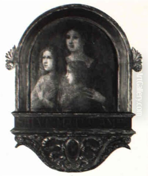 Portrait Of A Mother And Her Two Daughters - view 1