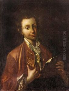 Bildnis Eines Jungen Herrn Mit Schriftstuck by Vittore Giuseppe Ghislandi (Fra' Galgario)