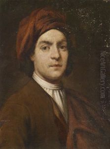 Bikdnis Eines Herrn Mit Rotem Turban