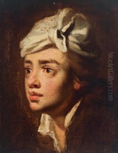 Bildnis Eines Jungen Mannes Mit Turban
