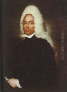 Portrait Of A Gentleman In A Wig And Black Robes, Holding A Letter