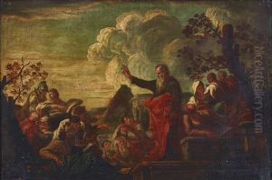 Paulus Predikan I Lystra by Giovanni Ghisolfi