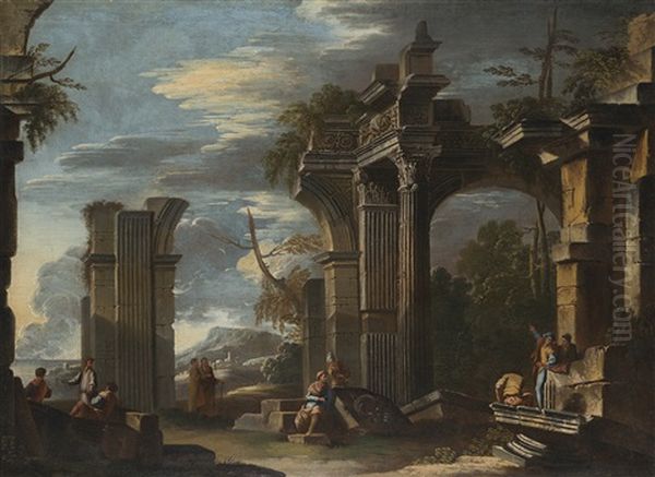 Rovine Romane Con Figure - view 1