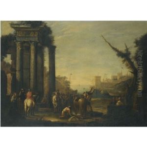 An Architectural Capriccio With Phalari Ordering Perilaus Into The Brazen Bull An Architectural Capriccio With Phalari Ordering Perilaus Into The Brazen Bull