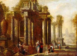 Landscape With The Finding Of Moses by Giovanni Ghisolfi