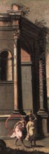 Architectural Capriccio With Figures
