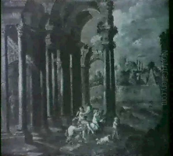 Jeux D'enfants Dans Un Palais En Ruines - view 1