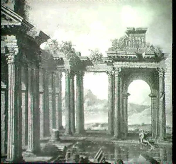 Ruines D'un Portique En Bord De Mer - view 1