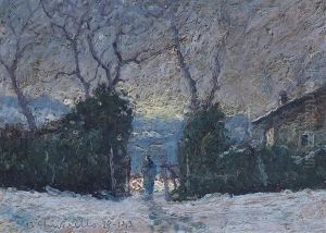Tramonto Con La Neve Tramonto Con La Neve