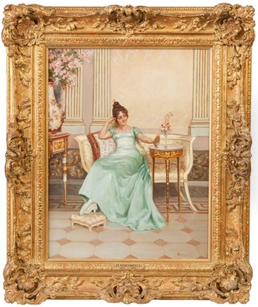 Young Lady In Parlor - view 1