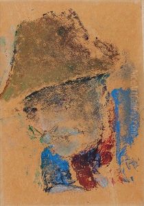 Selbstportrat Mit Hut by Augusto Giacometti