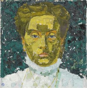 Bildnis Erna by Augusto Giacometti