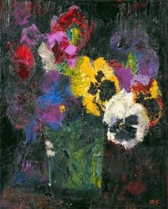Pensees (pansies) by Augusto Giacometti