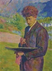 Il Pittore (alberto Giacometti) by Giovanni Giacometti