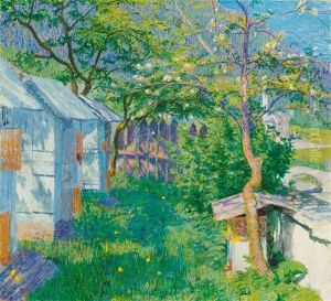 Borgonovo Im Fruhling by Giovanni Giacometti