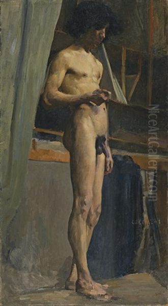 Stehender Mannerakt - view 1