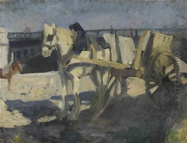 Strassenszene Mit Pferd - view 1