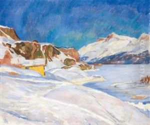 Winterlandschaft Bei Capolago (winter Landscape Near Capolago) Winterlandschaft Bei Capolago (winter Landscape Near Capolago)