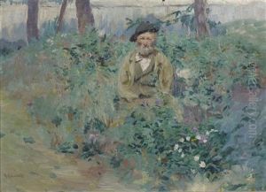 Jager Im Grunen by Giovanni Giacometti
