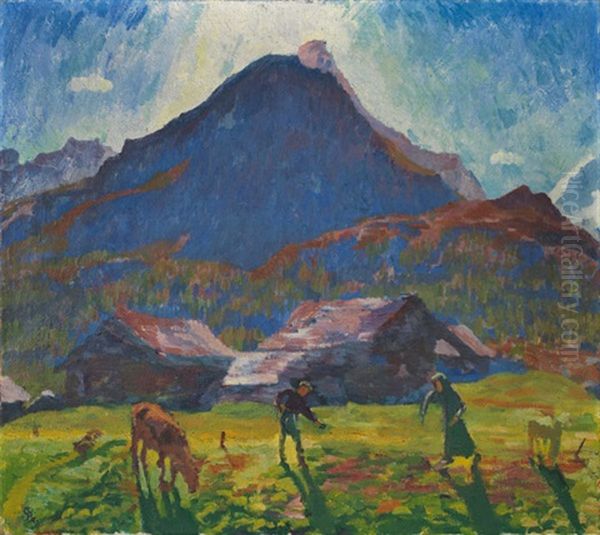 Mattino (margna) - Blick Von Capolago Auf Den Piz Della Margna - view 1