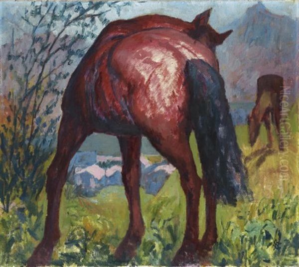 Cavallo Rosso (red Horse) - view 1
