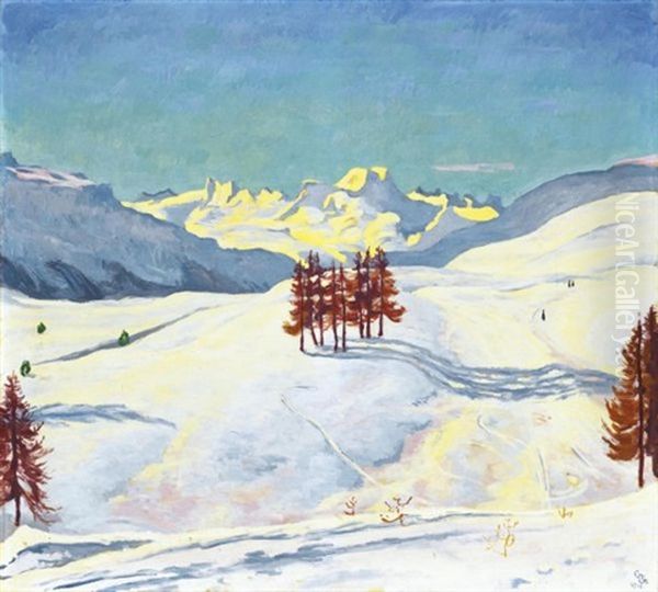 Winter Bei St. Moritz (winter Near St. Moritz) - view 1