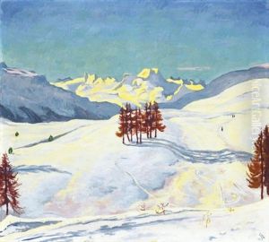 Winter Bei St. Moritz (winter Near St. Moritz) by Giovanni Giacometti