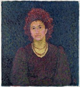 Annetta Giacometti, Die Frau Des Kunstlers by Giovanni Giacometti