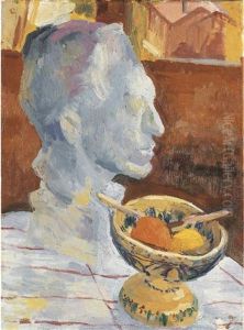 Stillleben Mit Plastik by Giovanni Giacometti