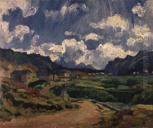 Hausergruppe Auf Dem Malojapass - view 1