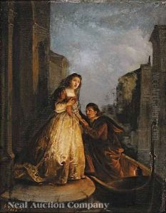 The Midnight Tryst by Felix Henri Giacomotti