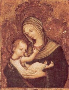 The Madonna And Child by Michele Giambono