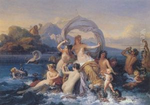 The Triumph Of Galatea by Felice Giani