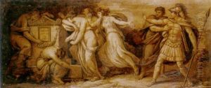 Achilles At The Tomb Of Agamemnon Achilles At The Tomb Of Agamemnon