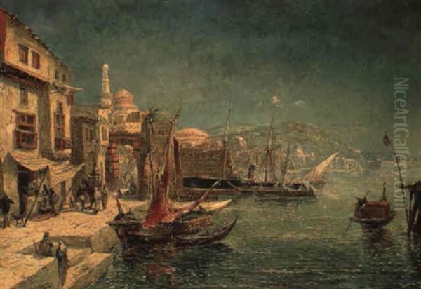 Vue Du Port A Constantinople - view 1