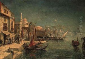 Vue Du Port A Constantinople
