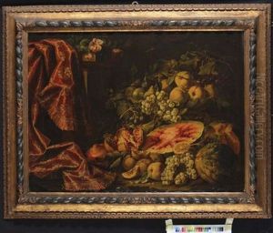 Natura Morta Con Tappeto E Frutta Natura Morta Con Tappeto E Frutta