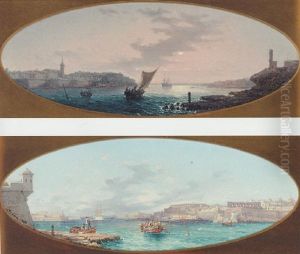 Valletta Harbour, Malta, At Dusk
