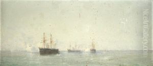 The Bombardment Of Alexandria On 11th July 1882