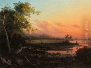 Harvest At Sunset