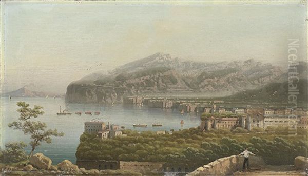 Sorrento Mit Blick Auf Den Vesuv - view 1